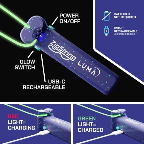 Zipstring Luma – זיפסטרינג המקורי זוהר בחושך