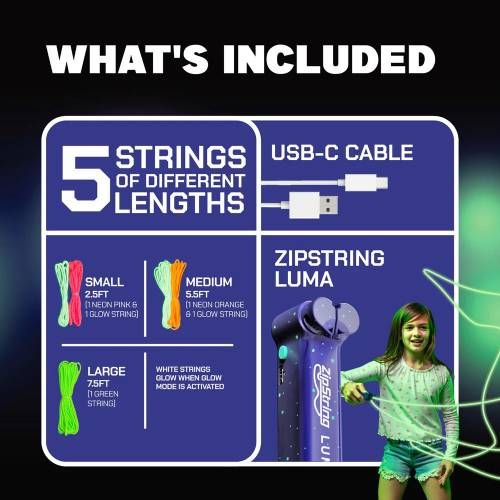 Zipstring Luma – זיפסטרינג המקורי זוהר בחושך