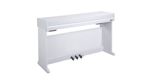 פסנתר חשמלי לבן עם סטנד ופדלים NUX NCK-330