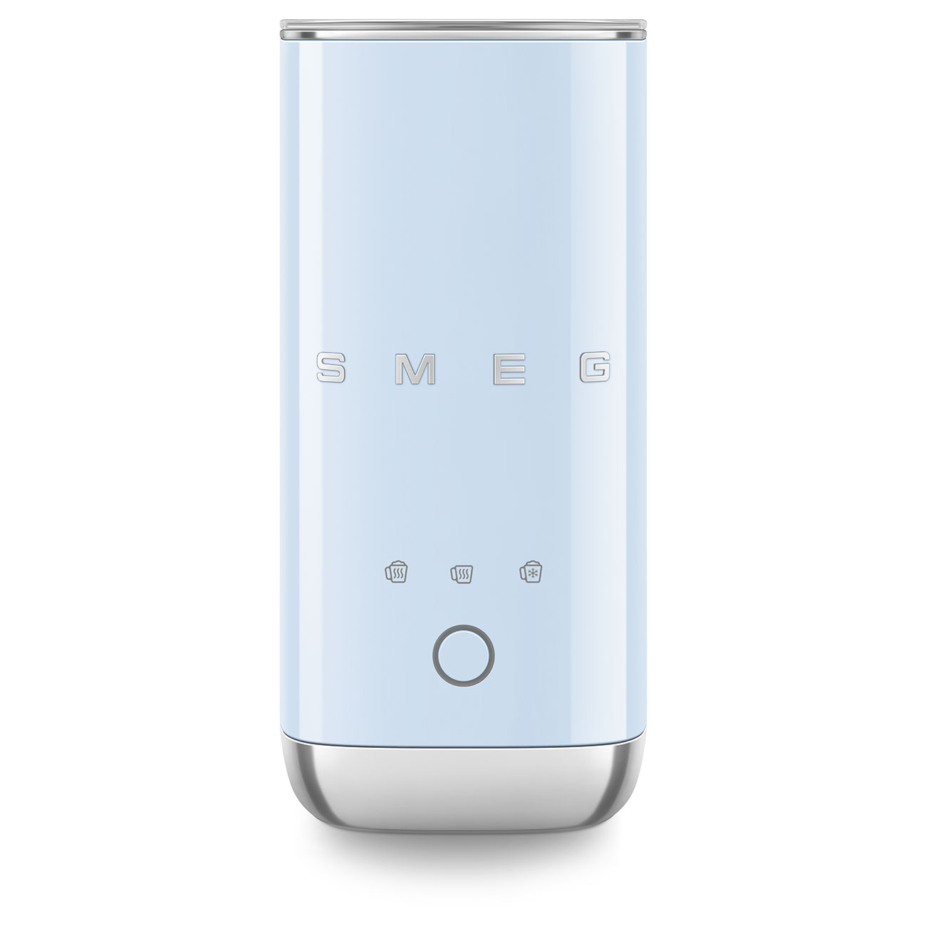 מקציף חלב מתקדם SMEG צבע כחול פסטל