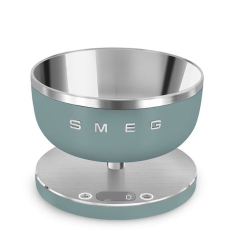 משקל דיגיטלי SMEG בצבע ירוק אמרלד