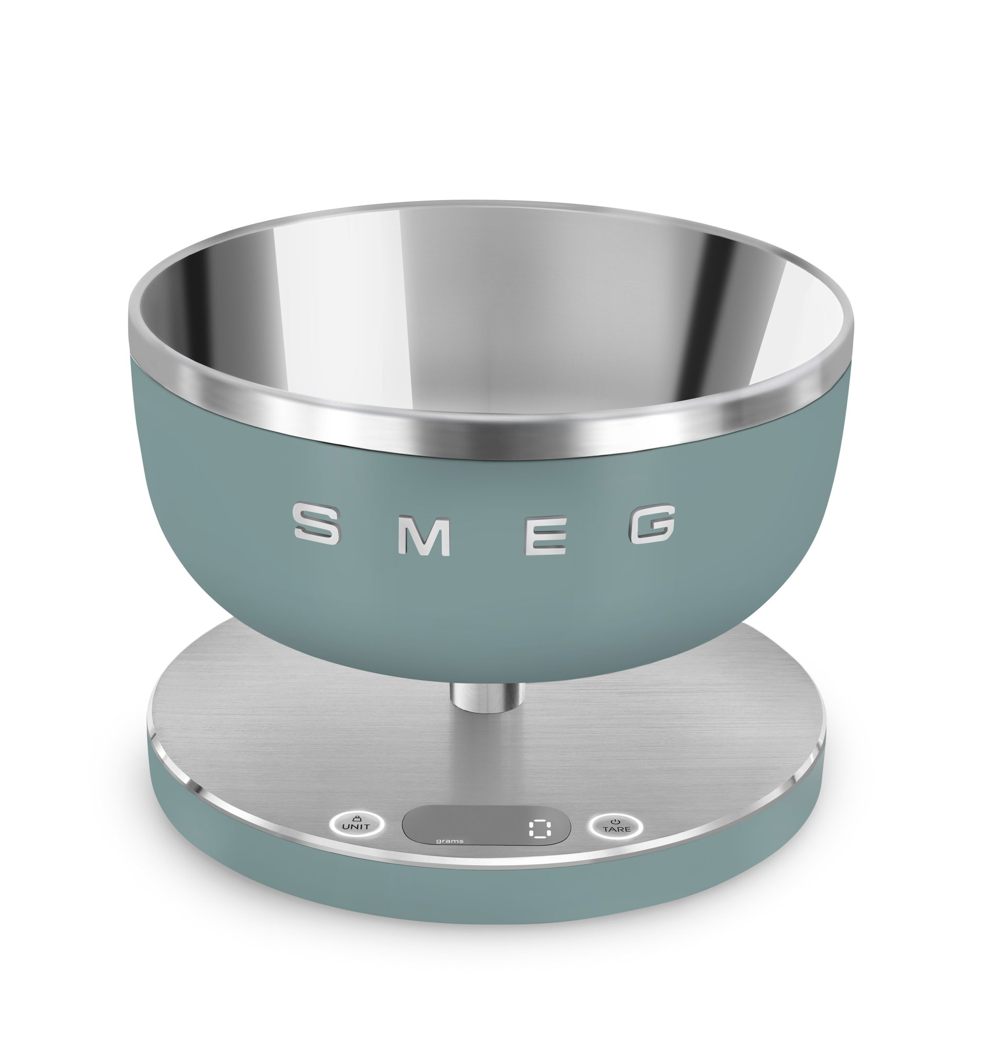 משקל דיגיטלי SMEG בצבע ירוק אמרלד