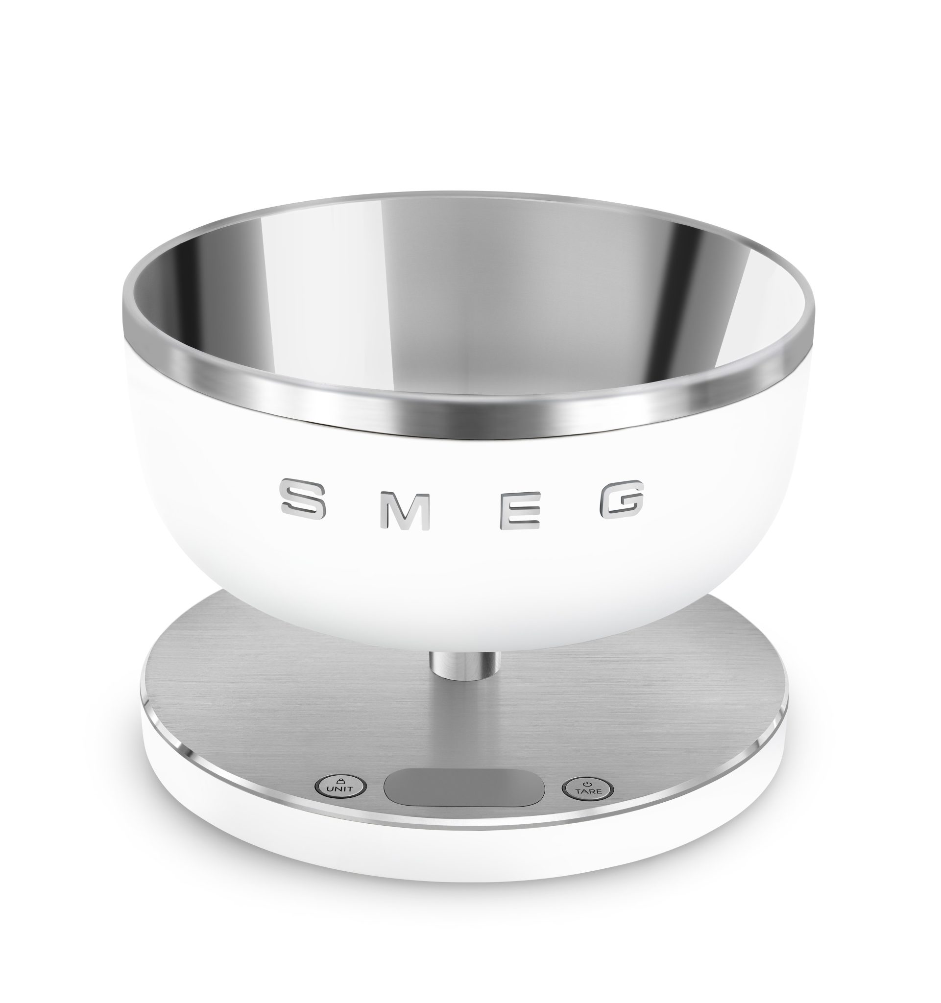 משקל דיגיטלי SMEG בצבע לבן
