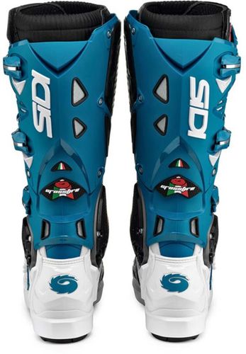 מגף רכיבה סידי לבן / תכלת- SIDI CROSSFIRE 3 SRS 