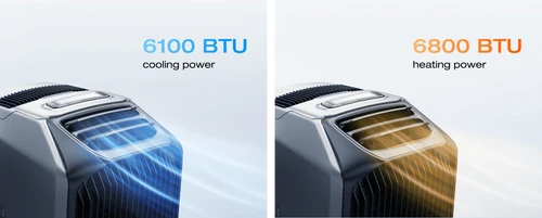מזגן נייד WAVE 3 כולל סוללה קיבולת 1024W EFWAVE3SET