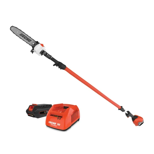 מסור שרשרת גובה טלסקופי נטען ECHO DPPT-2600H עם סוללה 2.5Ah ומטען מהיר 4A | מק