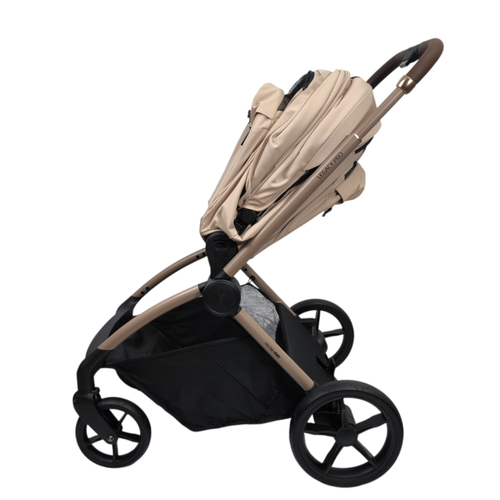 עגלה משולבת LEGACY PRO עם סל שכיבה מתקפל מבית BabySafe (בז')