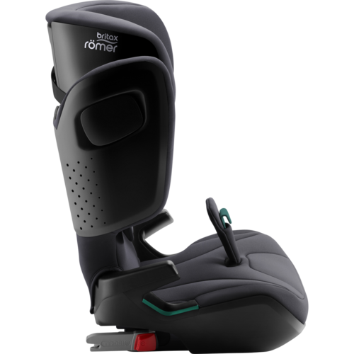 בוסטר לילדים קידפיקס פרו Kidfix PRO עם חיבור איזופיקס, אפשרות השכבה ובדים מנדפי זיעה - אפור