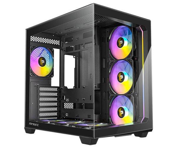 מארז גיימינג Antec C5 RGB שחור ATX עם 7 מאווררי ARGB ו-Type-C 