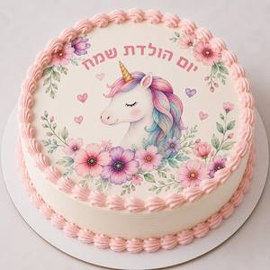 דף סוכר עיגולים - תמונה אכילה לעוגה עגולה/קאפקייקס