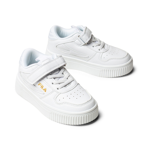 נעלי סניקרס מוגבהות בצבע לבן | 28-35 | FILA WHITE 301184