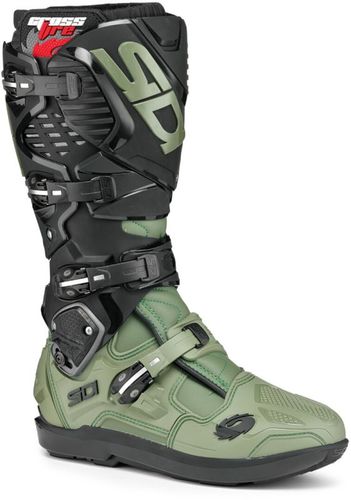 מגף רכיבה סידי שחור / ירוק - SIDI CROSSFIRE 3 SRS 