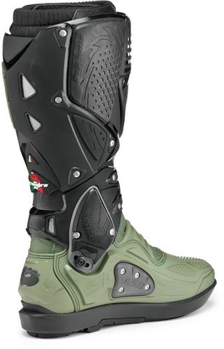 מגף רכיבה סידי שחור / ירוק - SIDI CROSSFIRE 3 SRS 