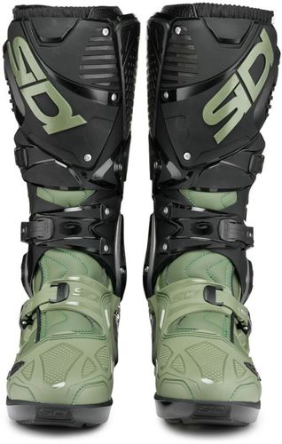 מגף רכיבה סידי שחור / ירוק - SIDI CROSSFIRE 3 SRS 