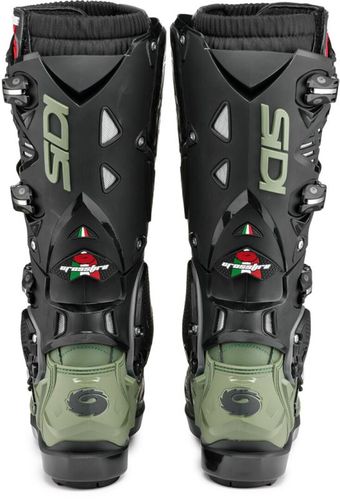 מגף רכיבה סידי שחור / ירוק - SIDI CROSSFIRE 3 SRS 