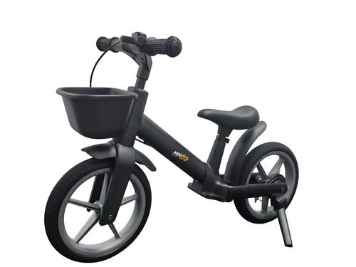 אופני איזון לילדים Premium B1 - שלדת פולימר קלה עם בלם יד צבע:שחור