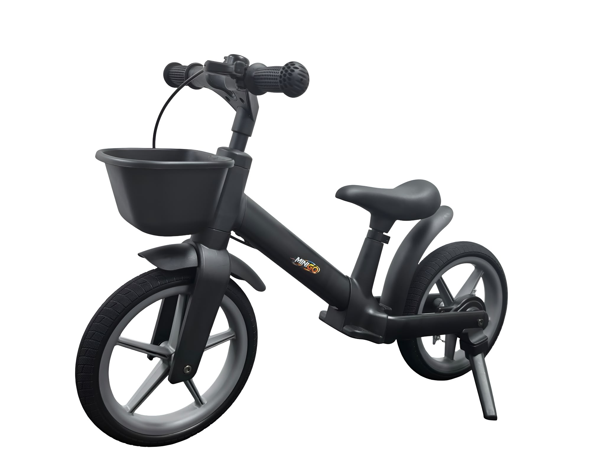 אופני איזון לילדים Premium B1 - שלדת פולימר קלה עם בלם יד צבע:שחור