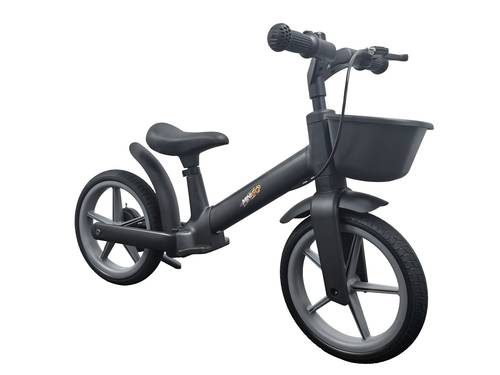 אופני איזון לילדים Premium B1 - שלדת פולימר קלה עם בלם יד צבע:שחור