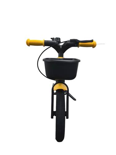 אופני איזון לילדים Premium B1 - שלדת פולימר קלה עם בלם יד צבע:שחור צהוב