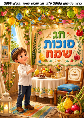 כרזה חג סוכות שמח
