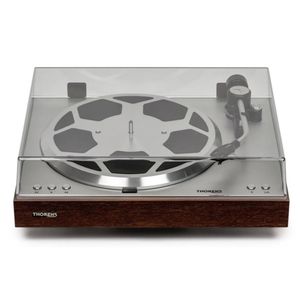 פטיפון חצי אוטומטי Thorens TD404 בצבע אגוז 