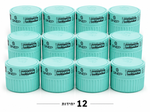 דיל! 12 יחידות קרם מעצב SINEP Aqua Hair Wax S7 Brillantin