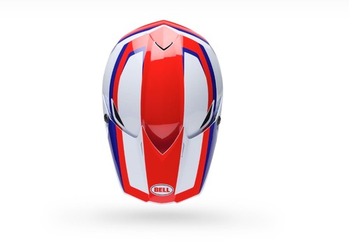 קסדת רכיבה בל לבן/כחול/ אדום – BELL MX-10 MIPS WHITE/ BLUE/ RED