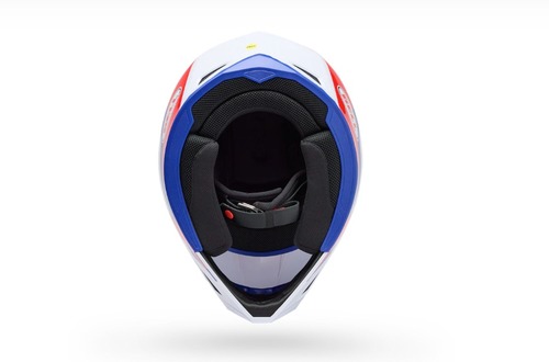קסדת רכיבה בל לבן/כחול/ אדום – BELL MX-10 MIPS WHITE/ BLUE/ RED