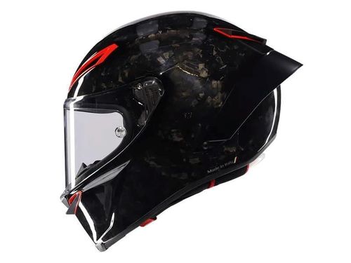 קסדה מלאה צבע שחור דגם AGV PISTA GPRR ITALIA FORGIATO CARBON