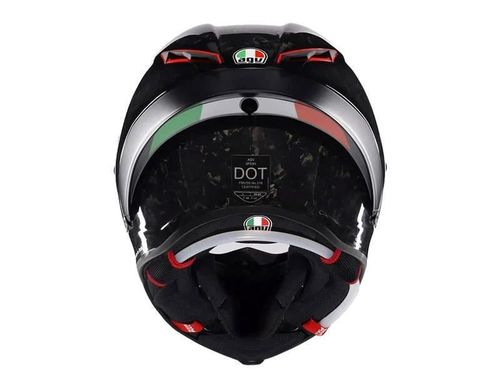 קסדה מלאה צבע שחור דגם AGV PISTA GPRR ITALIA FORGIATO CARBON