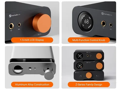 Fosi Audio ZH3 - ממיר DAC ומגבר אוזניות שולחני