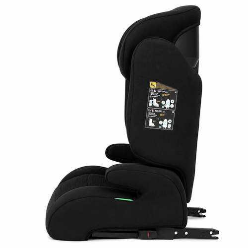 בוסטר גב איזופיקס הופך לבוסטר ללא גב שחור Infanti Sport Fix 