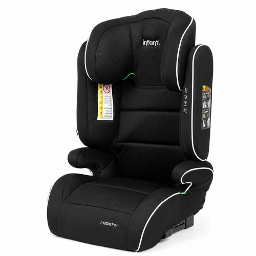בוסטר גב איזופיקס הופך לבוסטר ללא גב שחור Infanti Sport Fix 
