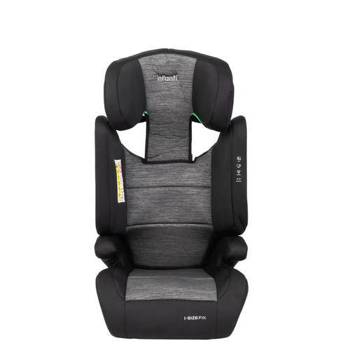 בוסטר גב איזופיקס הופך לבוסטר ללא גב אפור Infanti Sport Fix 