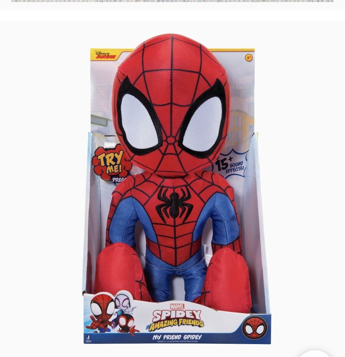בובת ספיידי ספיידרמן מדברת עם 15 משפטים Disney