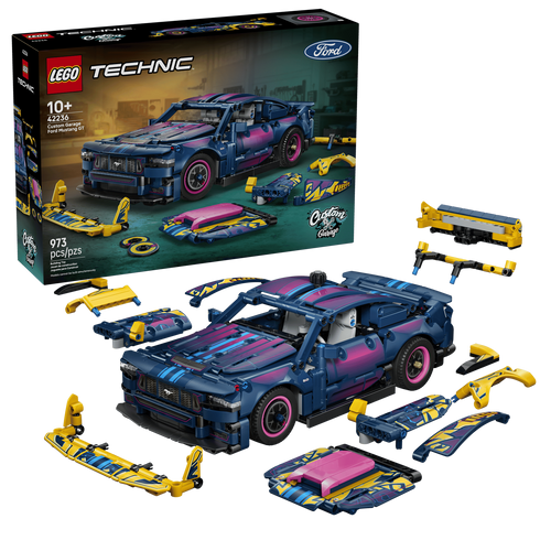 LEGO 42236 Custom Garage Ford Mustang GT Car