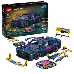 LEGO 42236 Custom Garage Ford Mustang GT Car
