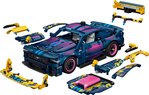 LEGO 42236 Custom Garage Ford Mustang GT Car