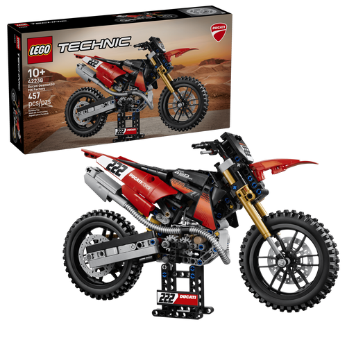 LEGO 42238 Ducati Desmo450 MX Factory Motorcycle