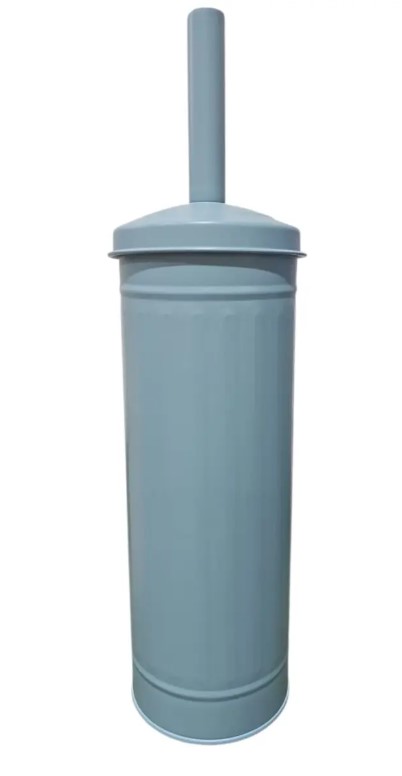 מברשת אסלה רטרו פרובנס עגולה צבע פטרול