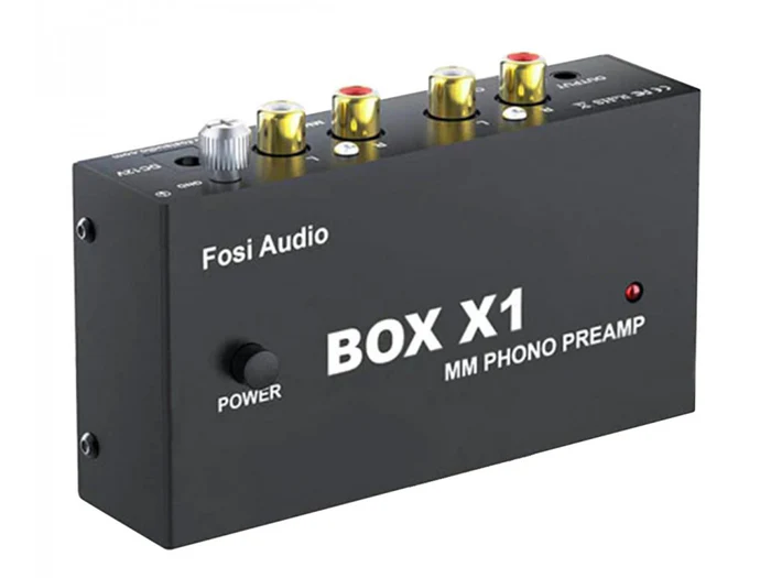 Fosi Audio Box X1 - קדם מגבר פונו עם יציאת אוזניות לפטיפון
