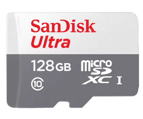 כרטיס זיכרון SanDisk Ultra microSDXC UHS-I 128GB 100MB/s Class 10