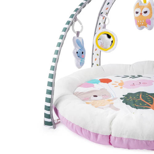 משטח פעילות לתינוק Animals & Smiles ורוד Twigy