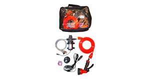 קיט מקלחת למיכל מים כולל משאבה 12V- 5.5LPM