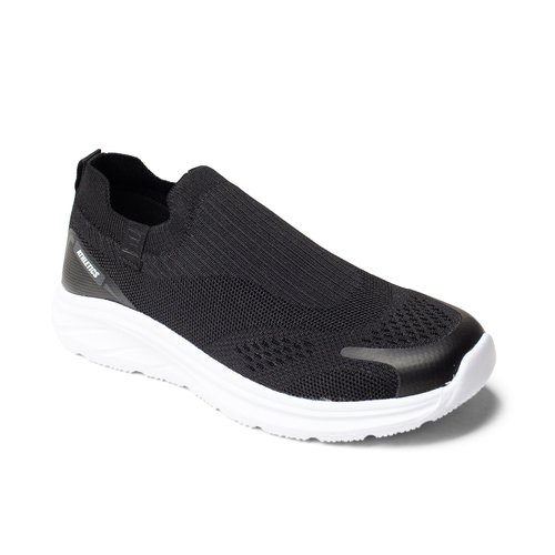 נעלי הליכה סליפ און של פילה בצבע שחור לבן | 36-41 | FILA SLIP ON SNEAKERS BLACK WHITE 201342 