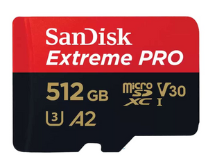 כרטיס זיכרון SanDisk Extreme PRO microSDXC UHS-I 512GB 200MB/s