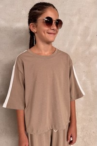 טי שירט פס קרולין
