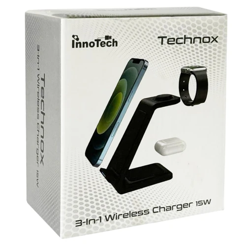 עמדת טעינה אלחוטית 3 ב-1  TechNox 