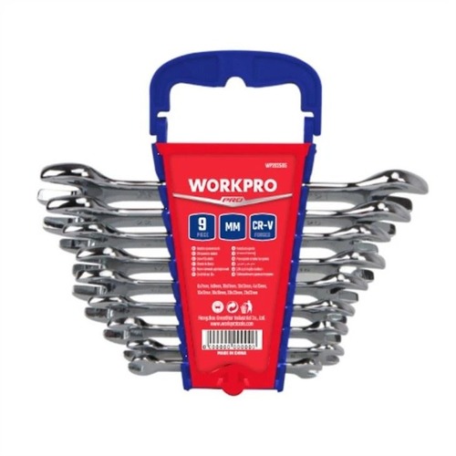 מפתח רינג פתוח - סט 9 יחידות WORKPRO