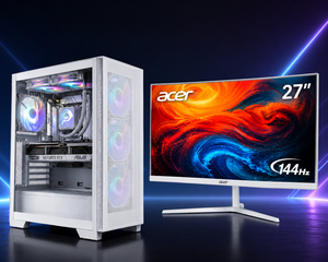 סט גיימינג עוצמתי הכולל מחשב + מסך 27"